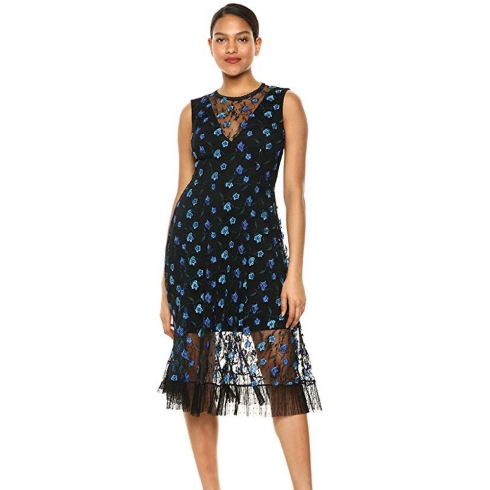 Stunning Floral Lace Designer Dress